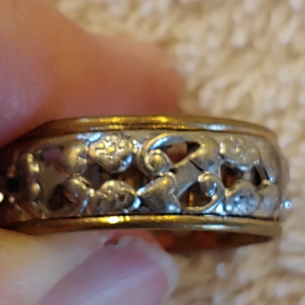 Silver And Goldplated Ring